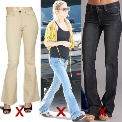 quần jean ống vẩy người nhỏ con cần tránh