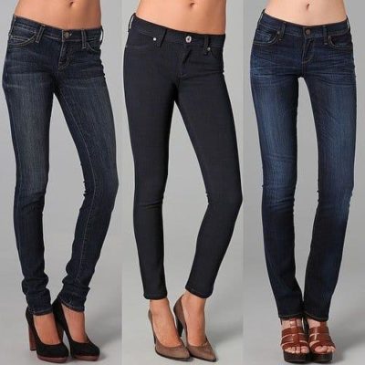 quần jean skinny và ống đứng cho người nhỏ con