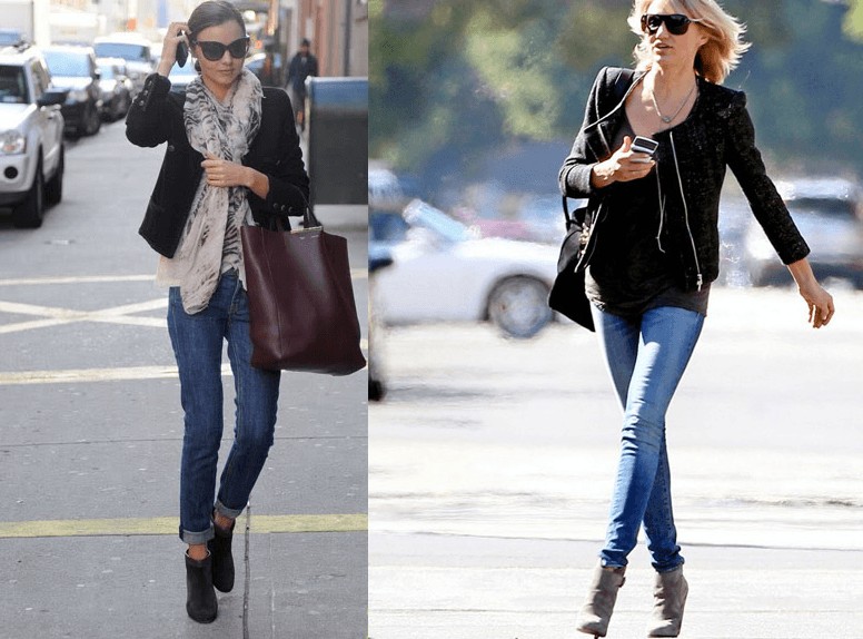 Skinny jeans + ankle boot