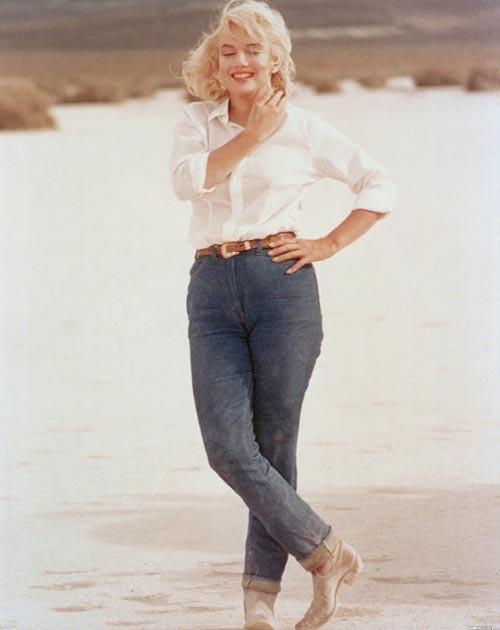 quần jean nữ của Marilyn Monroe