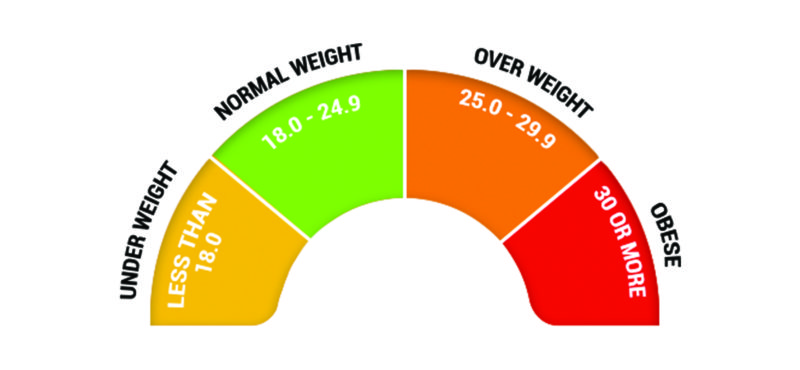 Ý nghĩa chỉ số BMI (cân nặng chuẩn của nữ)