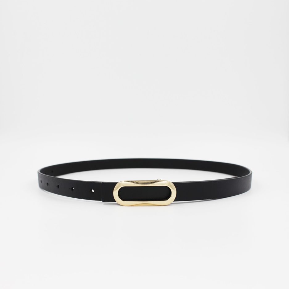 Dai vay da that genuine leather mat elip ban nho