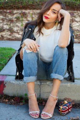 Ashley Madekwe luôn đồng hành cùng những chiếc quần jeans