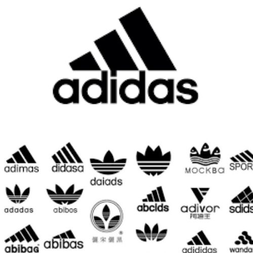 adidas bị làm giả bằng cách đổi chữ cái