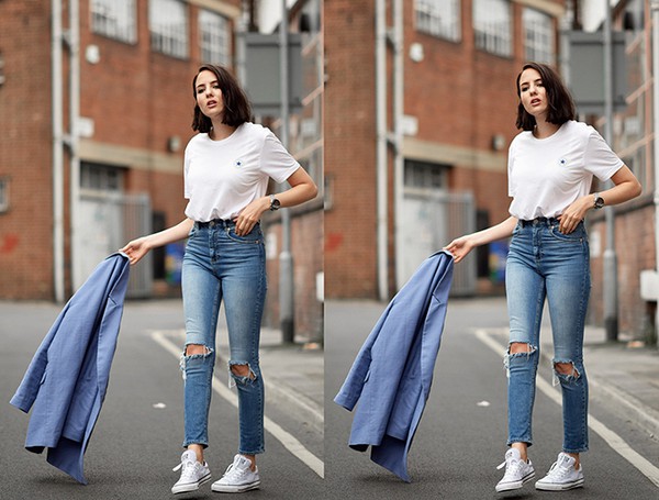 Quần jean luôn là lựa chọn đơn giản dành cho các nàng.