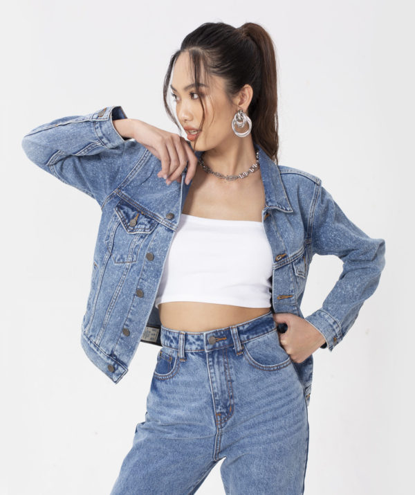 áo khoác jeans nữ