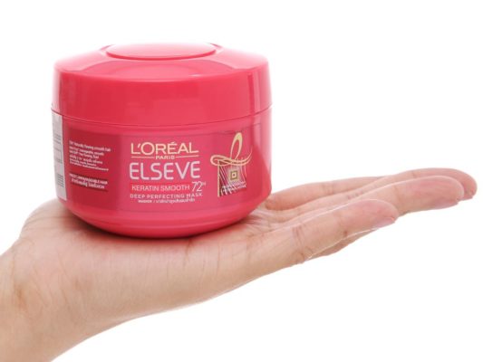 Kem ủ tóc L'Oreal Elseve Keratin Smooth