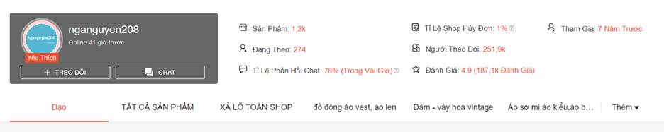 đầm trên shopee