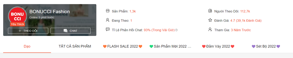 đầm trên shopee