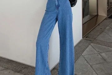 quần jeans ống rộng