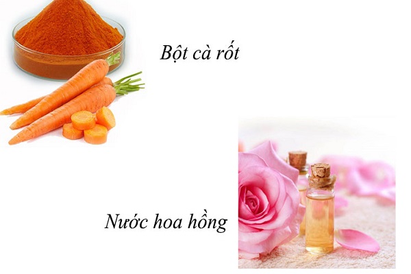 Dưỡng da với cà rốt 