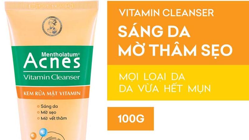 sữa rửa mặt acnes