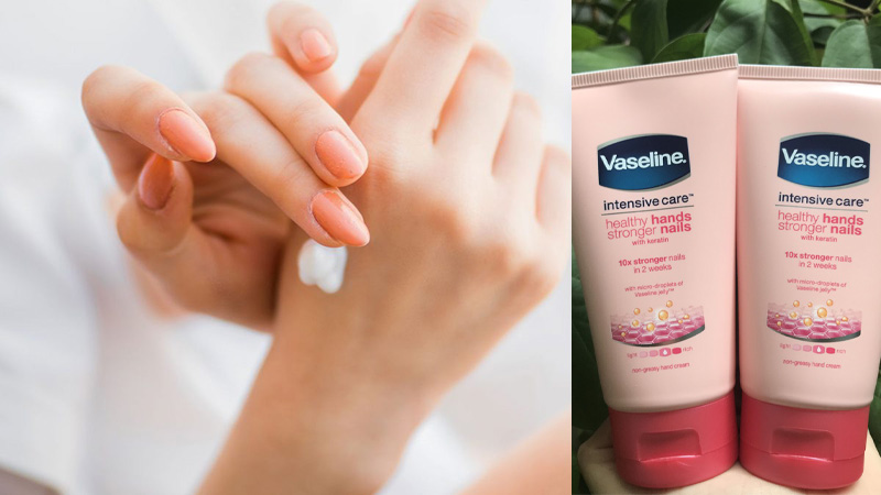 review kem dưỡng da tay Vaseline