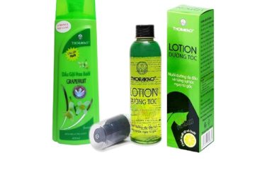 dầu gội và lotion bưởi THORAKAO