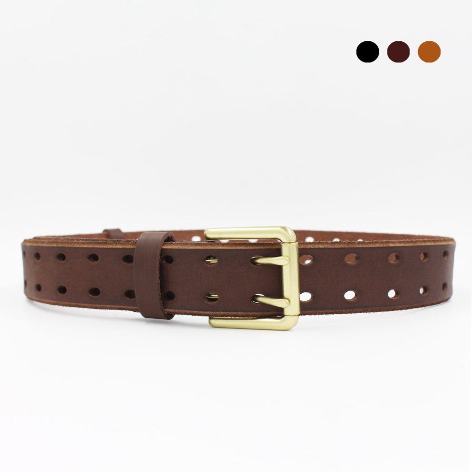 Thắt lưng da thật fullgrain classic hai kim