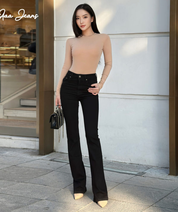 Quần Jean Nữ Ống Loe Lưng Cao Aaa Jeans - ảnh 17
